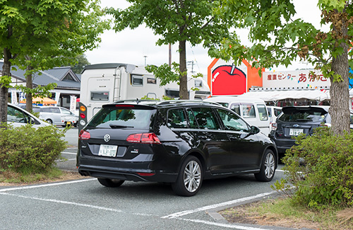 道の駅紫波にて休憩中の愛車ゴルフヴァリアント