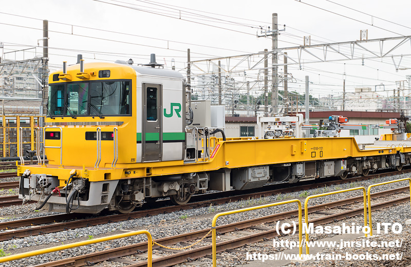 定尺レール輸送車 キヤE195形1100番代の量産先行車（キヤE195-1101