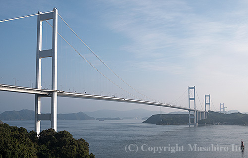 朝の来島海峡第三大橋