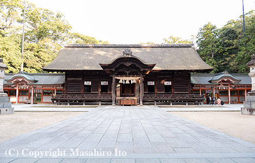大山祇神社の拝殿