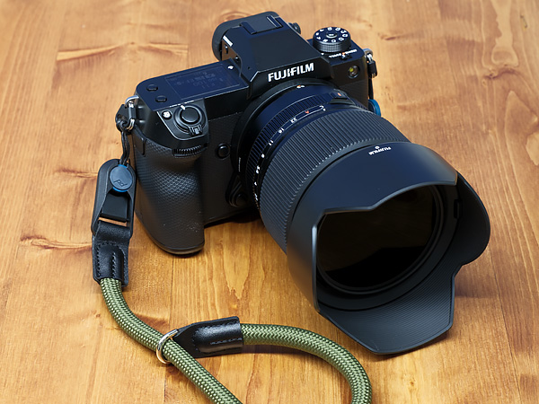 GF55mmを取り付けたGFX100S II